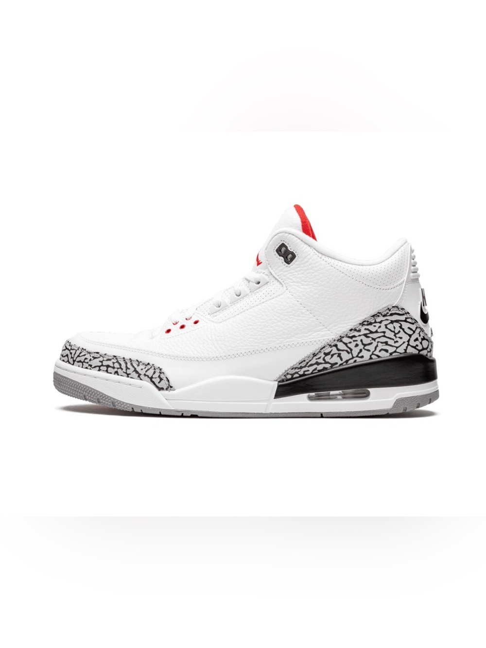 JORDAN MENS Air Jordan 3 Retro "White Cement '88 (2013)" DN3707-100, sz 8, guc